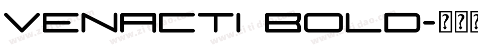Venacti Bold字体转换